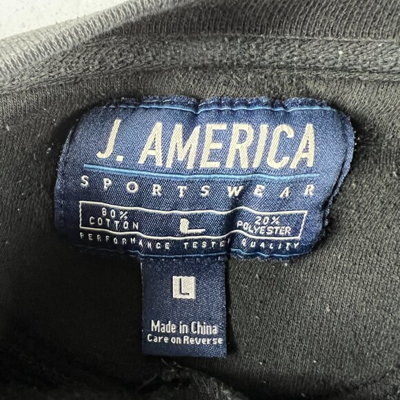 Y2K J America Purdue Boiler Makers Sweatshirt Adult Large Black Faded Crewneck - Picture 5 of 11